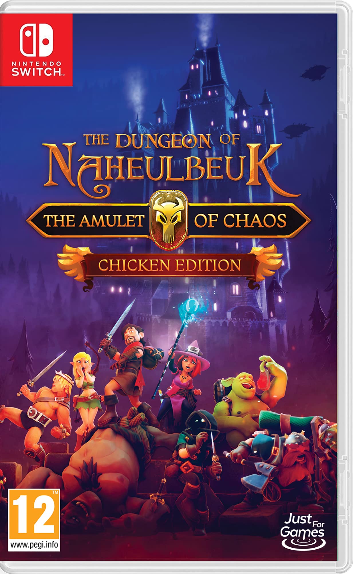 Le Donjon de Naheulbeuk. L'Amulette du Chaos - Édition Poulet - Nintendo Switch Le Donjon de Naheulbeuk. L'Amulette du Chaos - Édition Poulet - Nintendo Switch